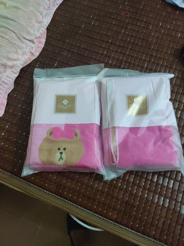 猛男必备的洁丽雅小熊浴巾