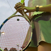 网球是一项很考验球拍的运动！