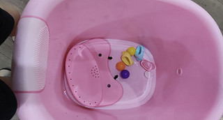日康（rikang）泡澡桶 儿童折叠浴桶婴儿洗
