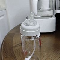 爱得利玻璃吸管奶瓶大童宝宝1岁以上2岁3带