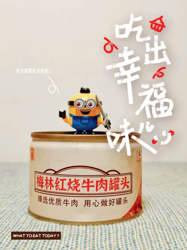 所见即所得的红烧牛肉罐头