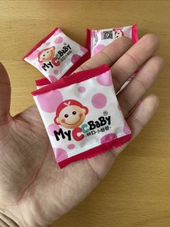 宝宝休闲小零食， 我D小蔡蔡草莓味饼干