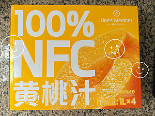 🍑100%NCF黄桃汁!