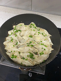 夏日食光，自己做的锅贴和牛肉茄饼藕饼