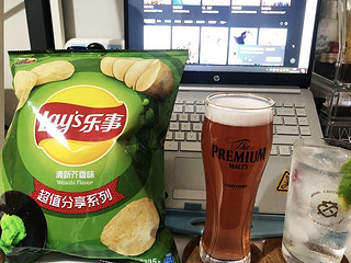 下酒小零食系列-乐事清新芥香味薯片