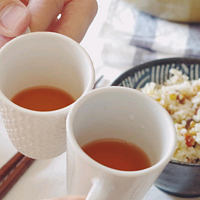 儿时记忆，土豆腊味饭