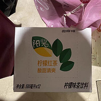 可口可乐 阳光茶无糖经典柠檬红茶饮料