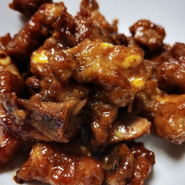 这款蒜香小排骨头有点多