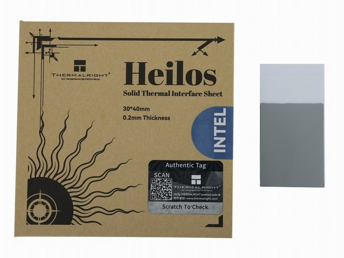 懒人专属：利民推出 Heilos “太阳神”固态导热硅脂片，易用/高性能