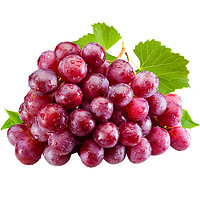 京鲜生国产红提葡萄500g装新鲜水果