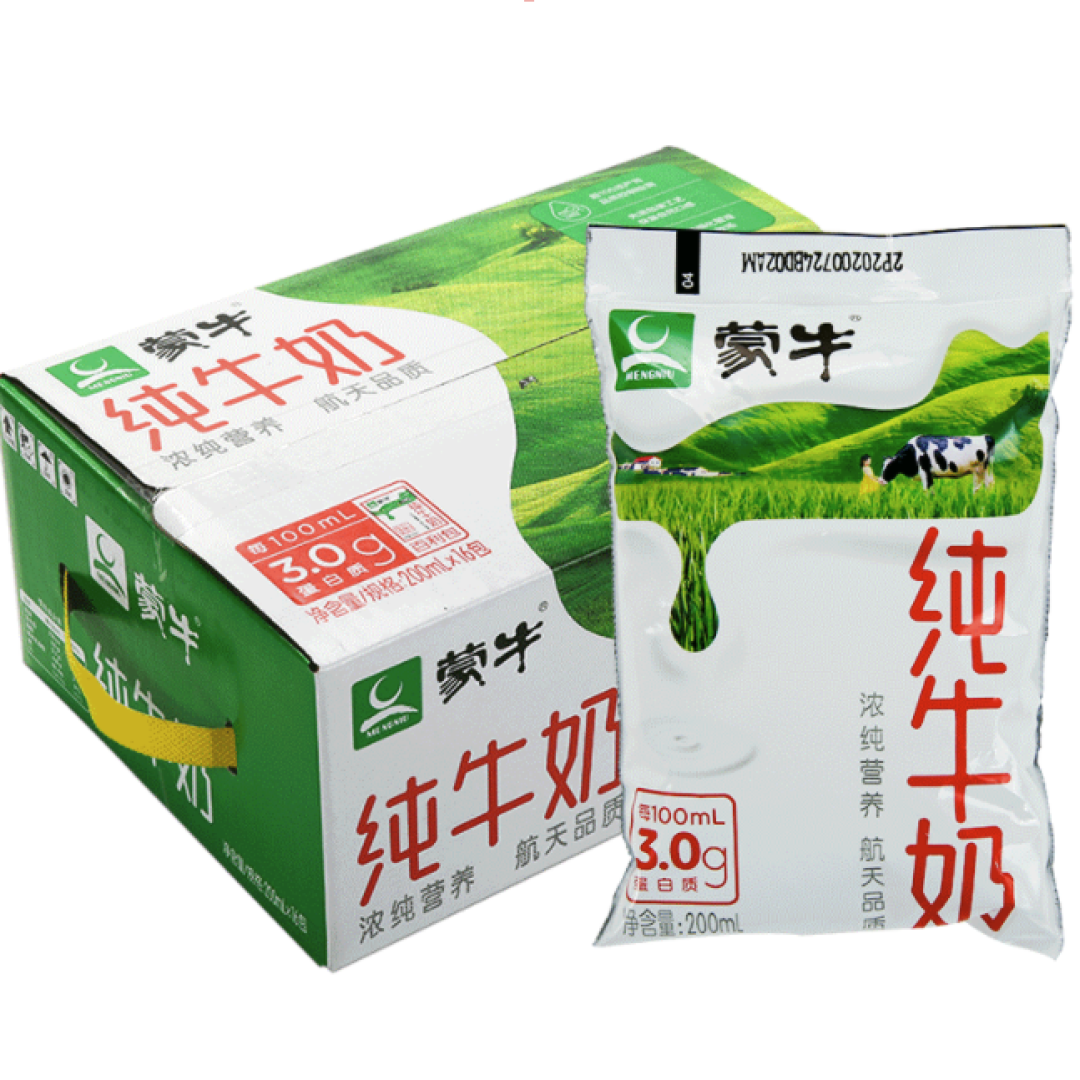 宝藏奶品之蒙牛纯牛奶