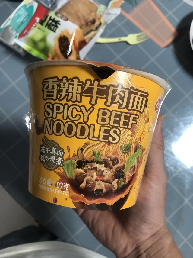 味道还可以的泡面