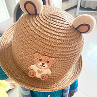 自从给孩子买了这个渔夫帽子，带孩子出去玩的时候再也不怕孩子被晒了