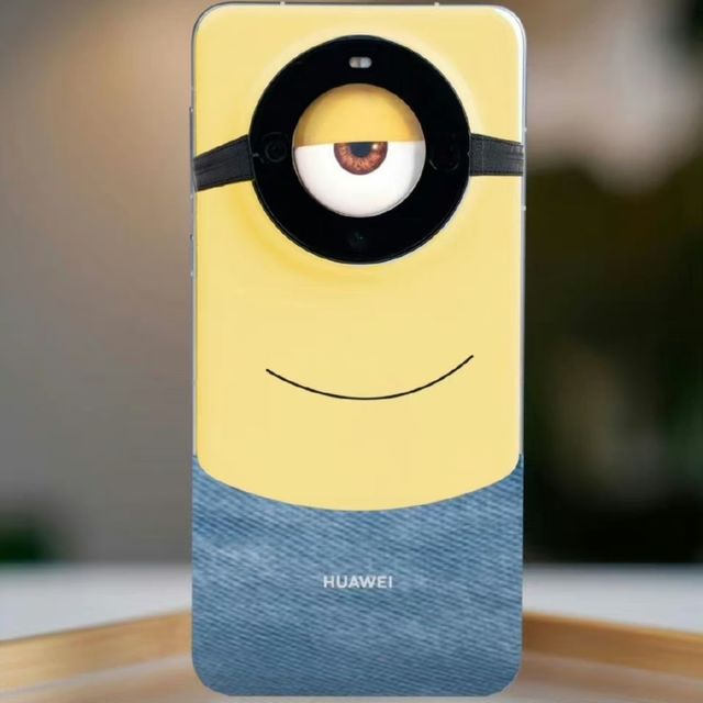 网友脑洞大开，华为Mate60与小黄人相搭