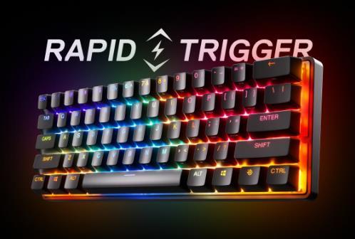 省时省力：赛睿发布 Rapid Trigger 机械键盘触发技术，更方便、快速连贯的战斗
