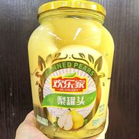 秋天到了，欢乐家梨罐头润润嗓