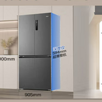 海尔（Haier）518L全空间保鲜超薄零嵌十字双开四开门家用电冰箱：创新与美观的完美融合