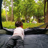 户外运动，一顶户外帐篷给孩子一个休息空间