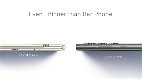 荣耀发布首款外折屏手机 V Purse：不到 9mm 厚、外屏可玩性高