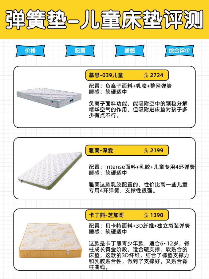 雅兰婴儿床垫