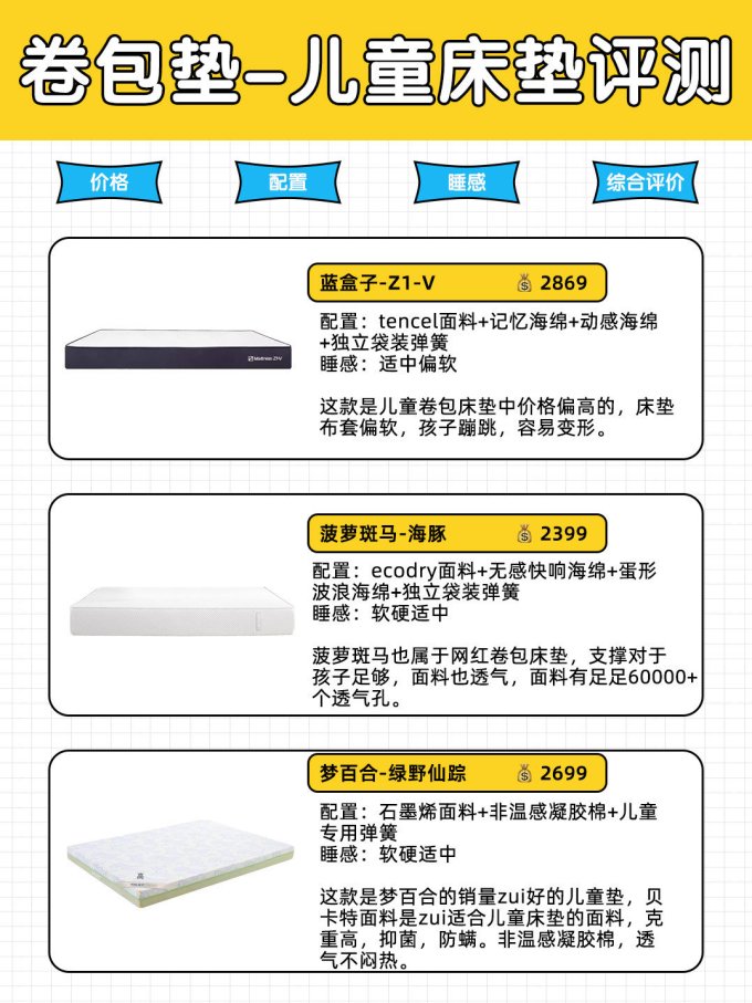 雅兰婴儿床垫