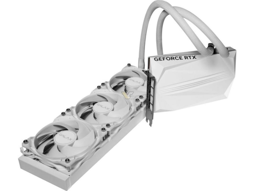 影驰发布 RTX 4090 金属大师 AIO OC 版,一体水冷、名人堂纯白风、ITX小卡身材