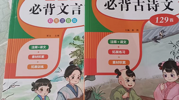 孩子开学了给他买了小学必备的古诗文言文