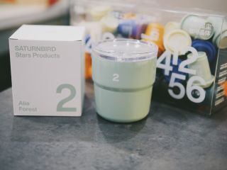 小程序抢到的三顿半钻石星尘咖啡+随行杯