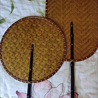 竹编工艺小扇子，纯竹子材质