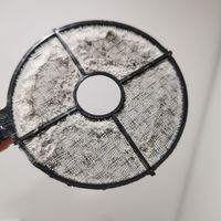 在新风室内排风口装了个粗滤