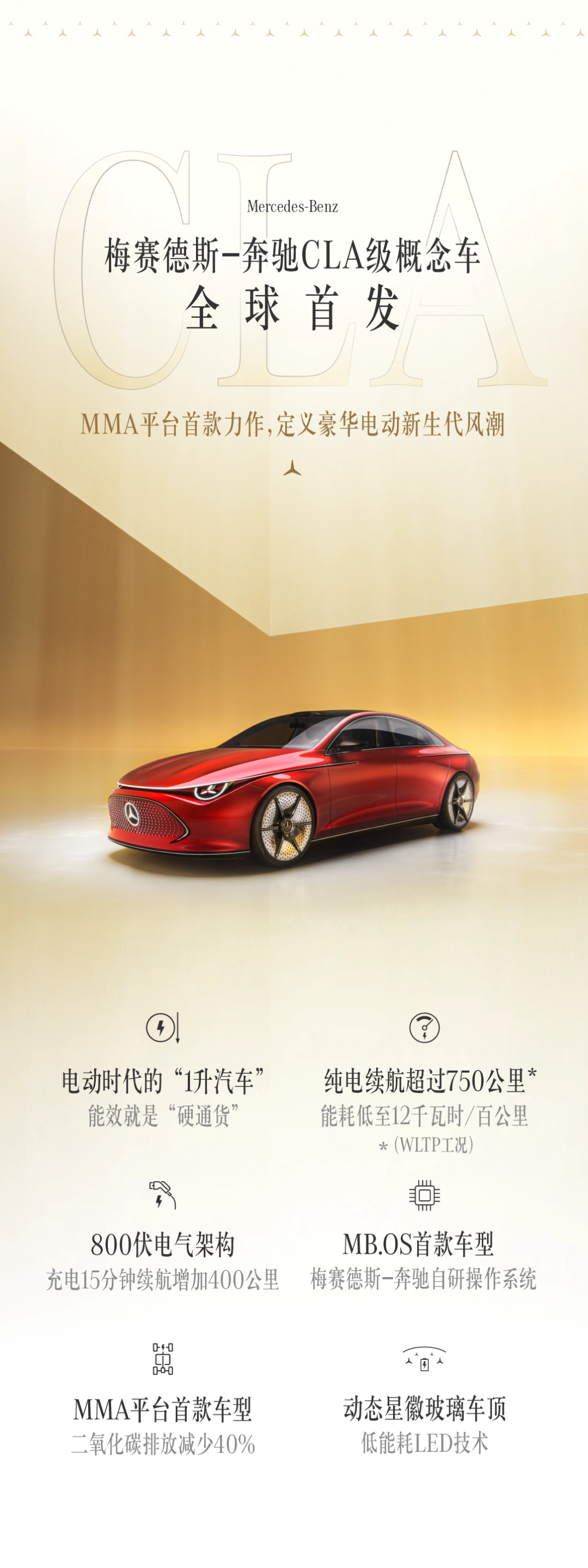2023慕尼黑车展：梅赛德斯-奔驰 CLA 级概念车亮相