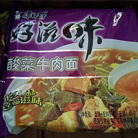 康师傅方便面好滋味袋袋装泡面，宿舍速食面的优选！