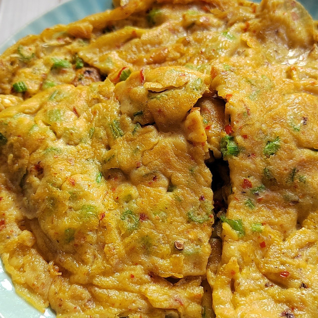 江西人煎鸡蛋饼，大多数人都加它，Q弹劲道又营养，冷热都好吃！