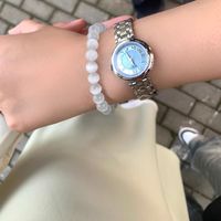 Tissot天梭23年新品小美人霁风蓝石英钢带女