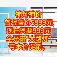 神灯神价，曾经售价5999元，现在只要999元，亏本促销，全光谱“大路灯”亏本价促销。