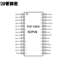 温控器LCD驱动段码屏驱动原厂芯片VK1072VK1072B/C/D