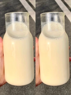 This milk is really delicious.