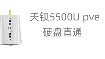 天钡5500U pve7.4 手把手直通硬盘教程