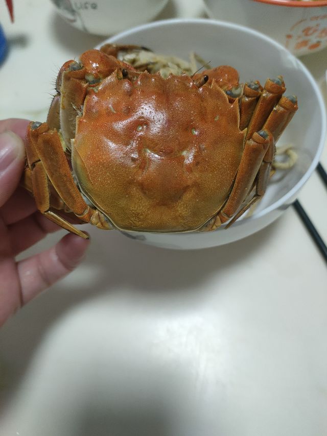 「清蒸大闸蟹」简单又美味