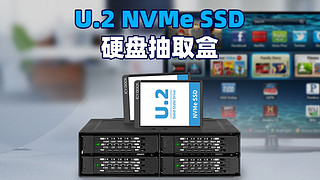 全闪存存储4盘位的U.2 NVMe SSD 硬盘抽取盒