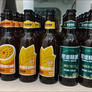 摆谱精酿酒花拉格啤酒