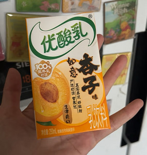 杏子味的伊利优酸乳