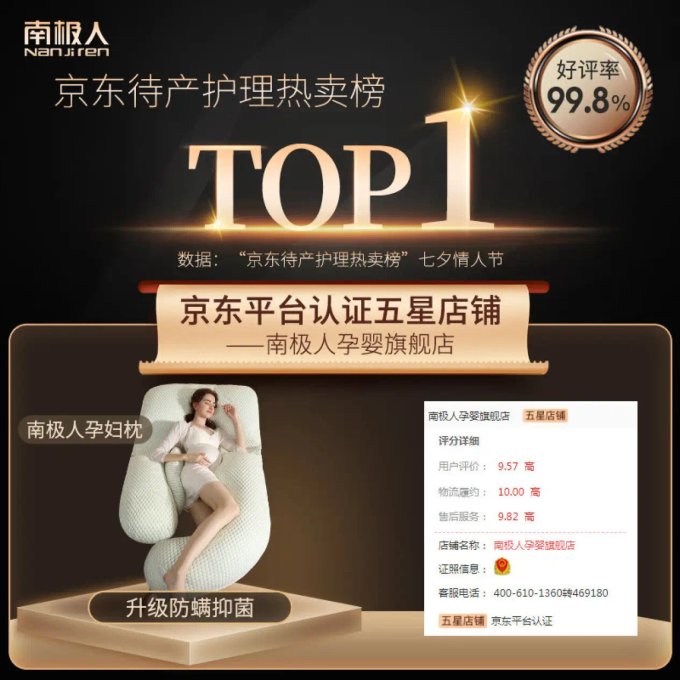 南极人护腰枕