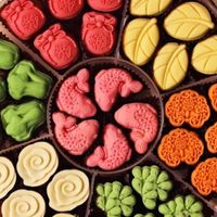 皇家尚食局 中秋节月饼礼盒水果桃山月饼糕
