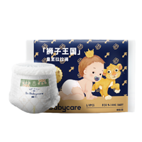 babycare皇室狮子王国皇冠LALA裤试用装L码-4片(9-14kg)大号婴儿尿不湿