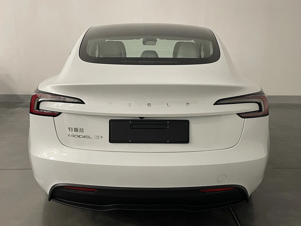 新款特斯拉Model 3申报图，预计于四季度交付