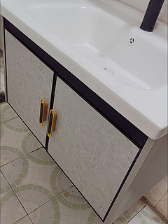 浴室柜组合太空铝加厚卫生间面洗脸手盆洗漱台一体池陶瓷卫浴岩板