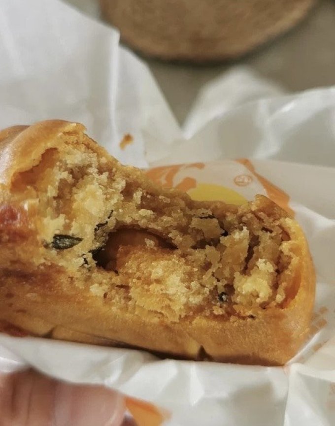 香葱豆蓉蛋黄月饼,吃一口就爱上_什么值得买