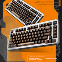 雷神发布 ZERO75 三模机械键盘：pom 烈炎轴、支持热插拔，首发299元