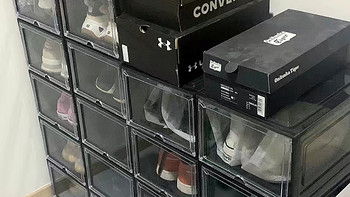 黑色塑料透明鞋盒：为球鞋打造专属收纳空间